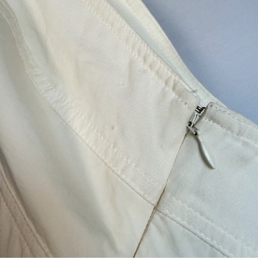 Mare Mare Anthropologie Halter Neck Dress Sz XS White Cotton Tiered Maxi READ - Picture 15 of 16